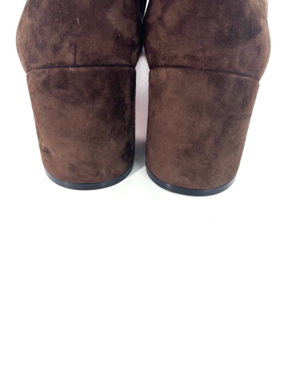 Christian Louboutin Jane Botta 55 Cosme Brown Suede Knee High Boots 40.5 - Picture 7 of 9